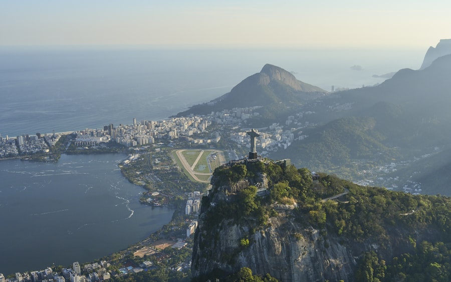 Rio de Janeiro — Christ the Redeemer aerial view